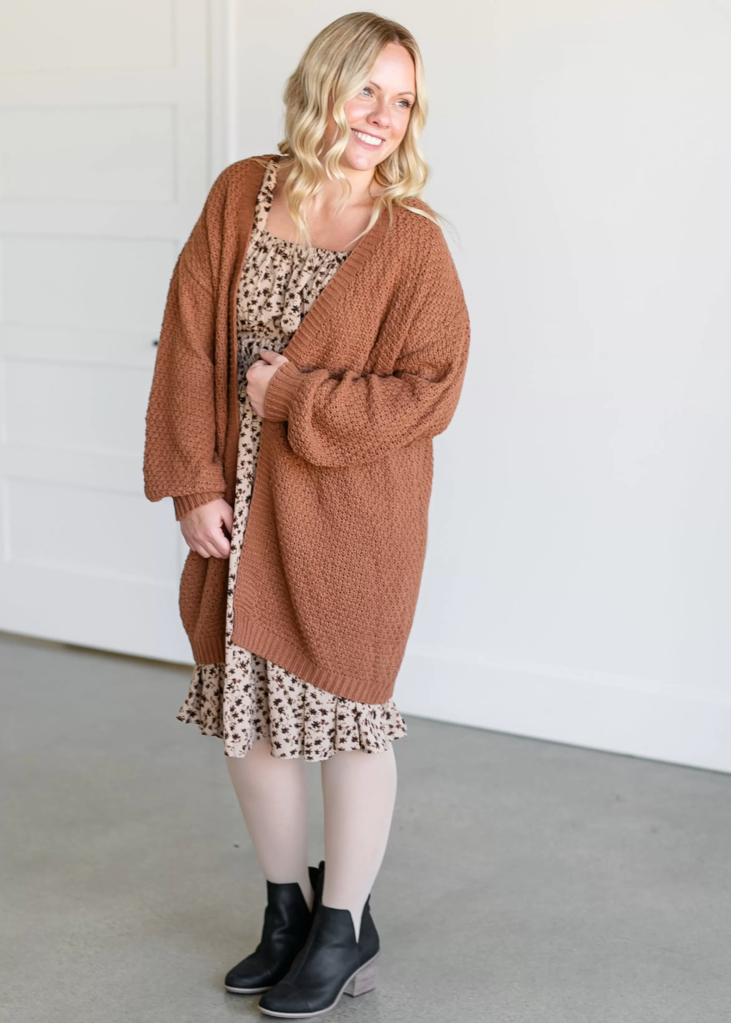 Tea N Rose Chunky Long Oversized Cardigan Cheap