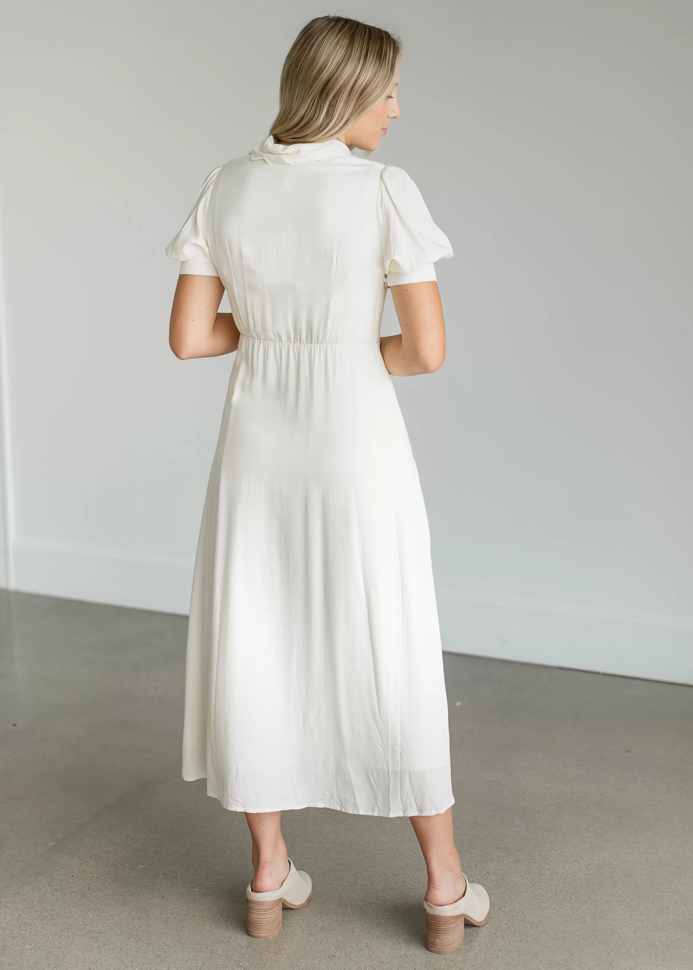 Polagram + BaeVely Embroidered Button Up Maxi Shirtdress Sale