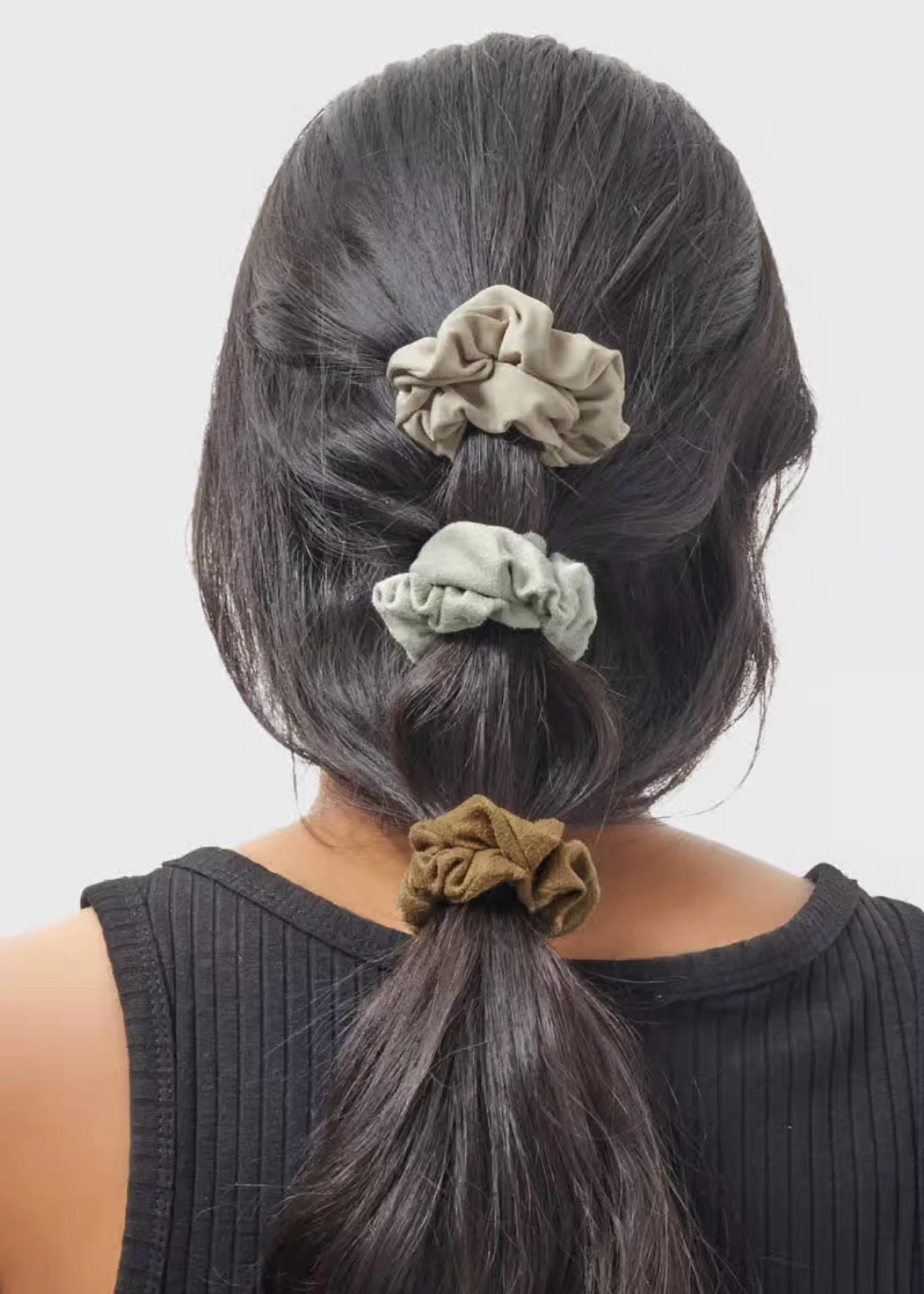 Kitsch Textured Scrunchies 5Pc Set Online