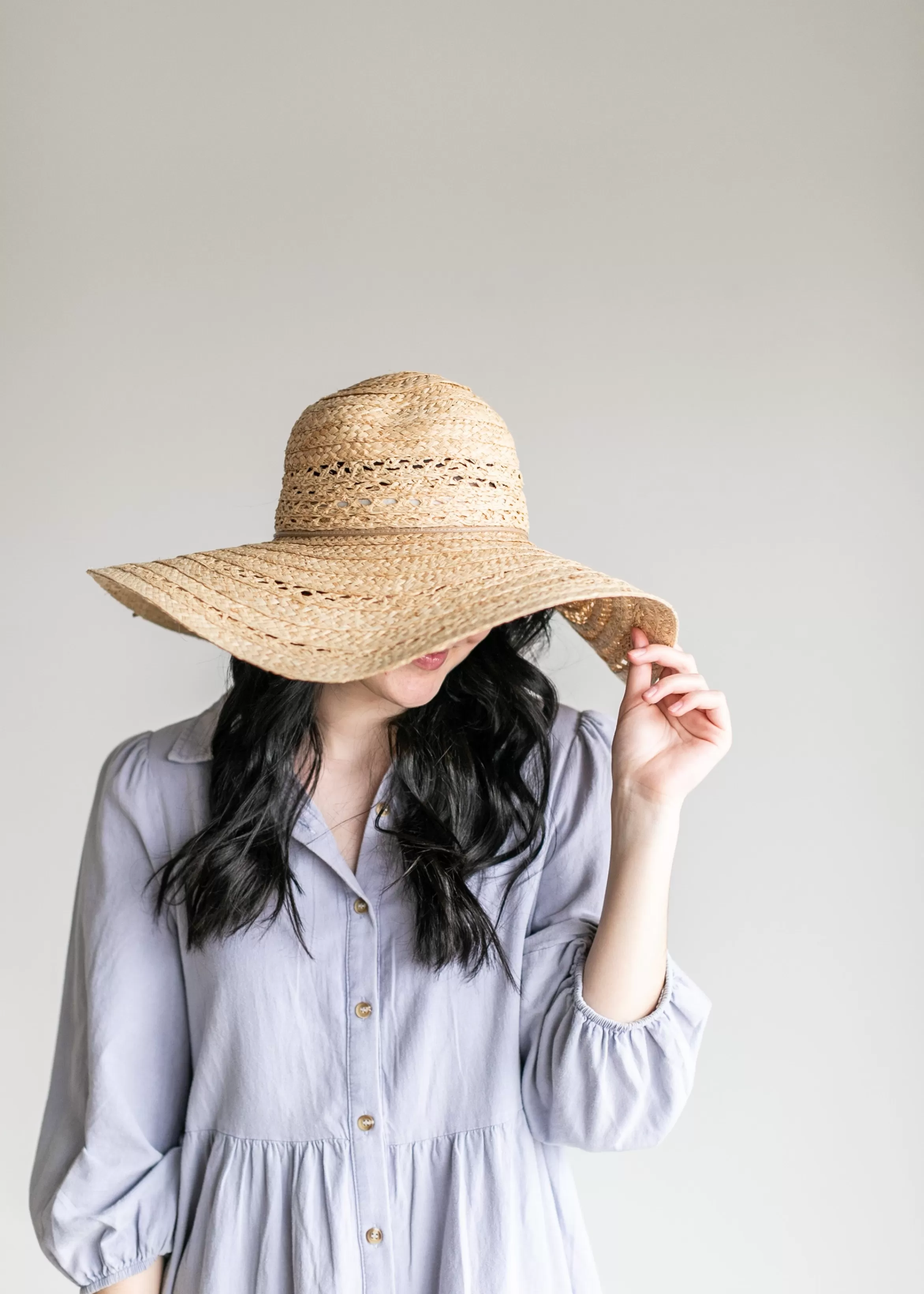 Fame Accessories Natural Wide Brim Straw Sunhat Best Sale