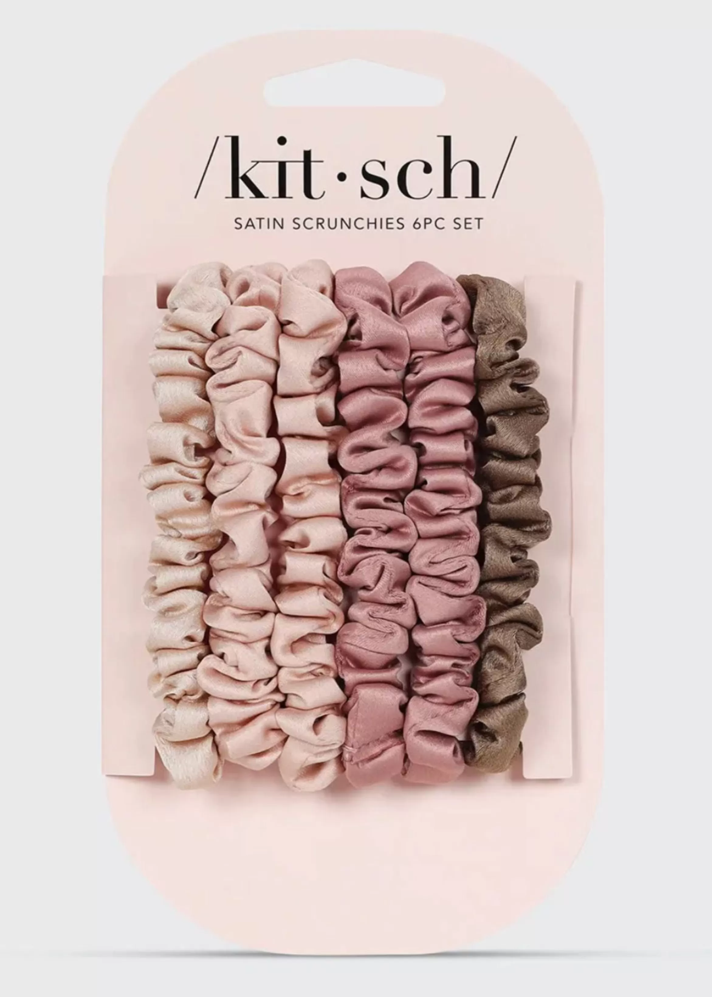 Kitsch Satin Scrunchie 6Pc Set Online