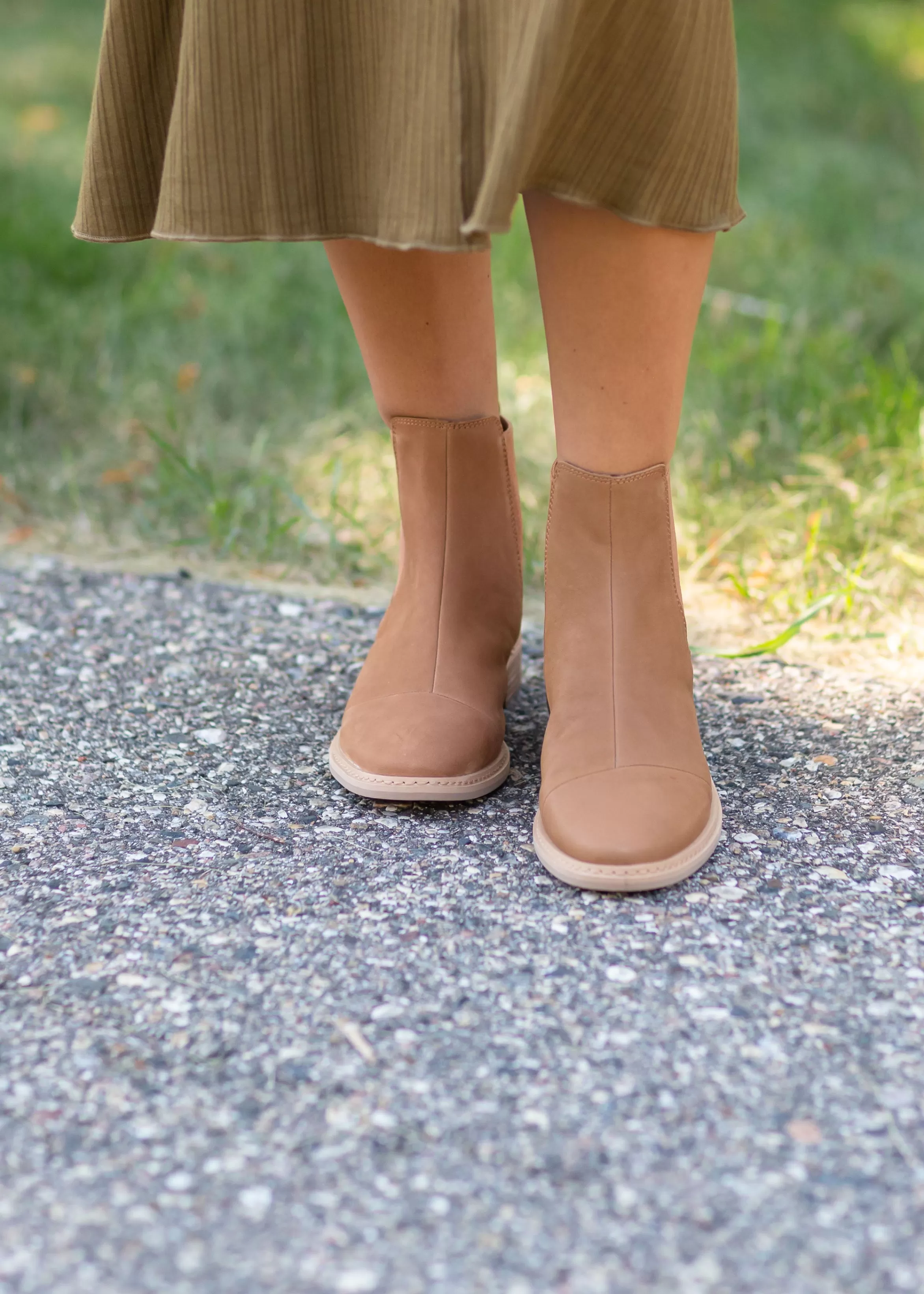 TOMS ® Charlie Camel Ankle Booties Cheap