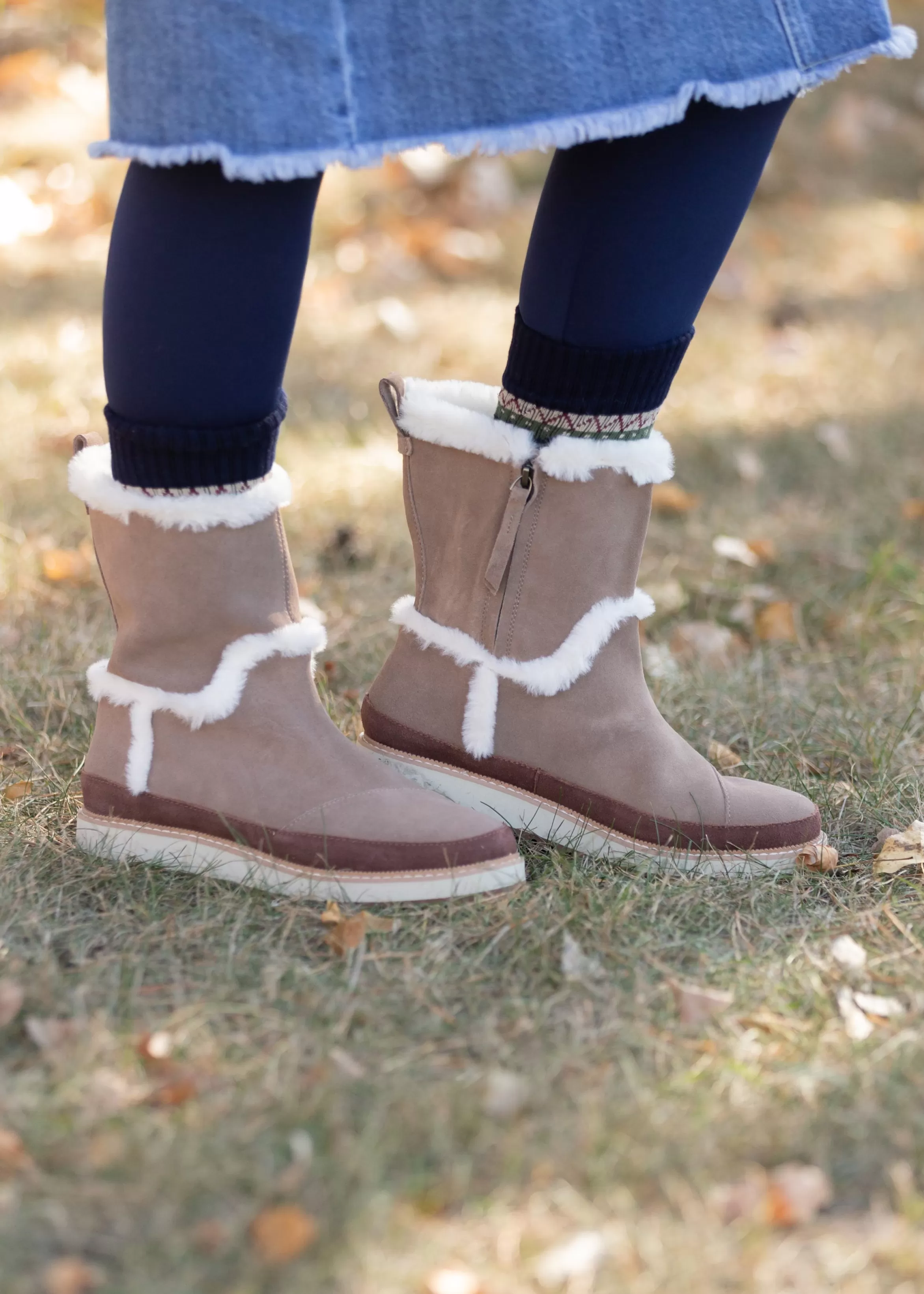 TOMS ® Suede Makena Boot Store